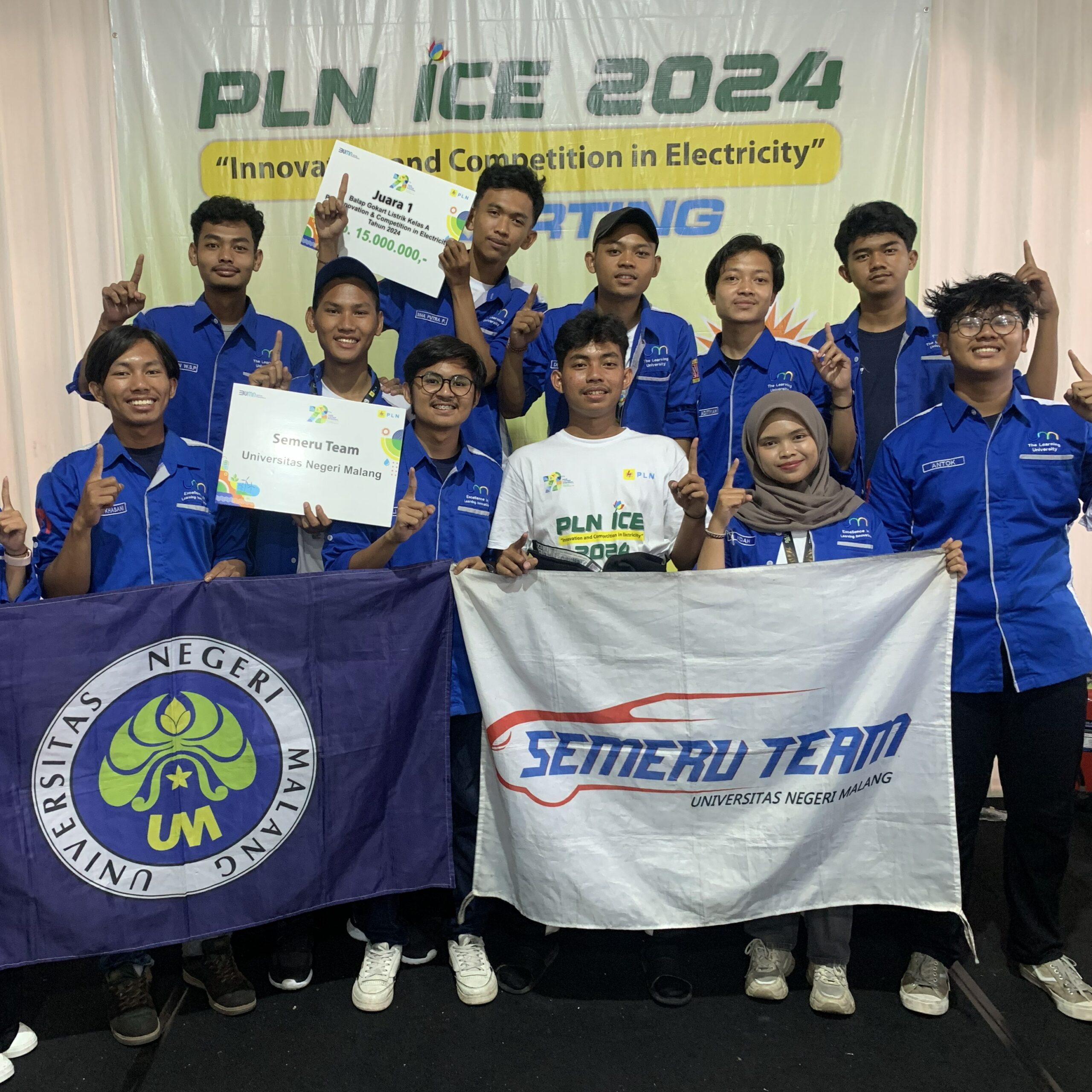 1st Place in the Electric Go-Kart Race Category, PLN ICE 2024